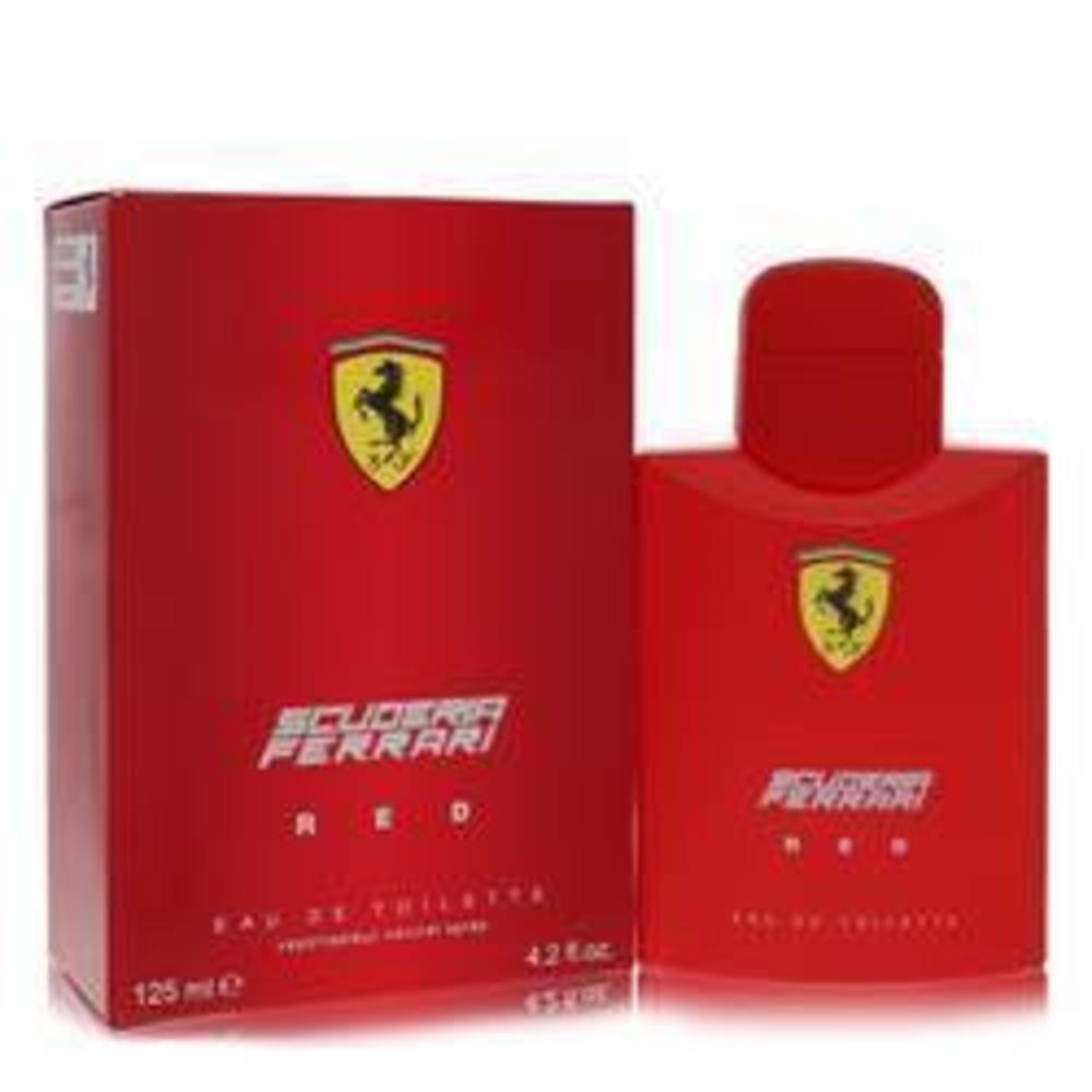 Ferrari Scuderia Red Men 4.2 Oz  Eau De Toilette Spray By Ferrari